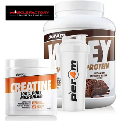 PER4M Whey Protein FREE Creatine & Shaker!!