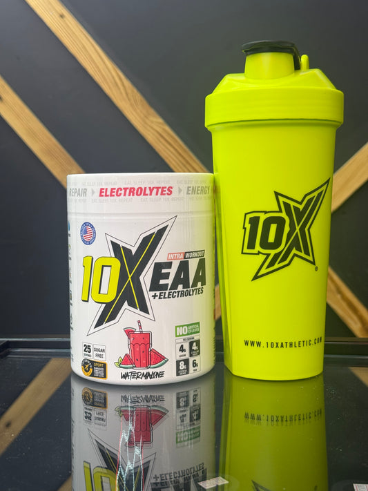 10X Athletic EAA x 450g FREE SHAKER !!