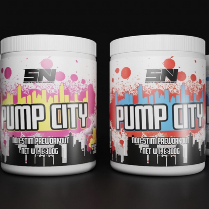 SN Pump City - Non Stim Pre Workout FREE SHAKER