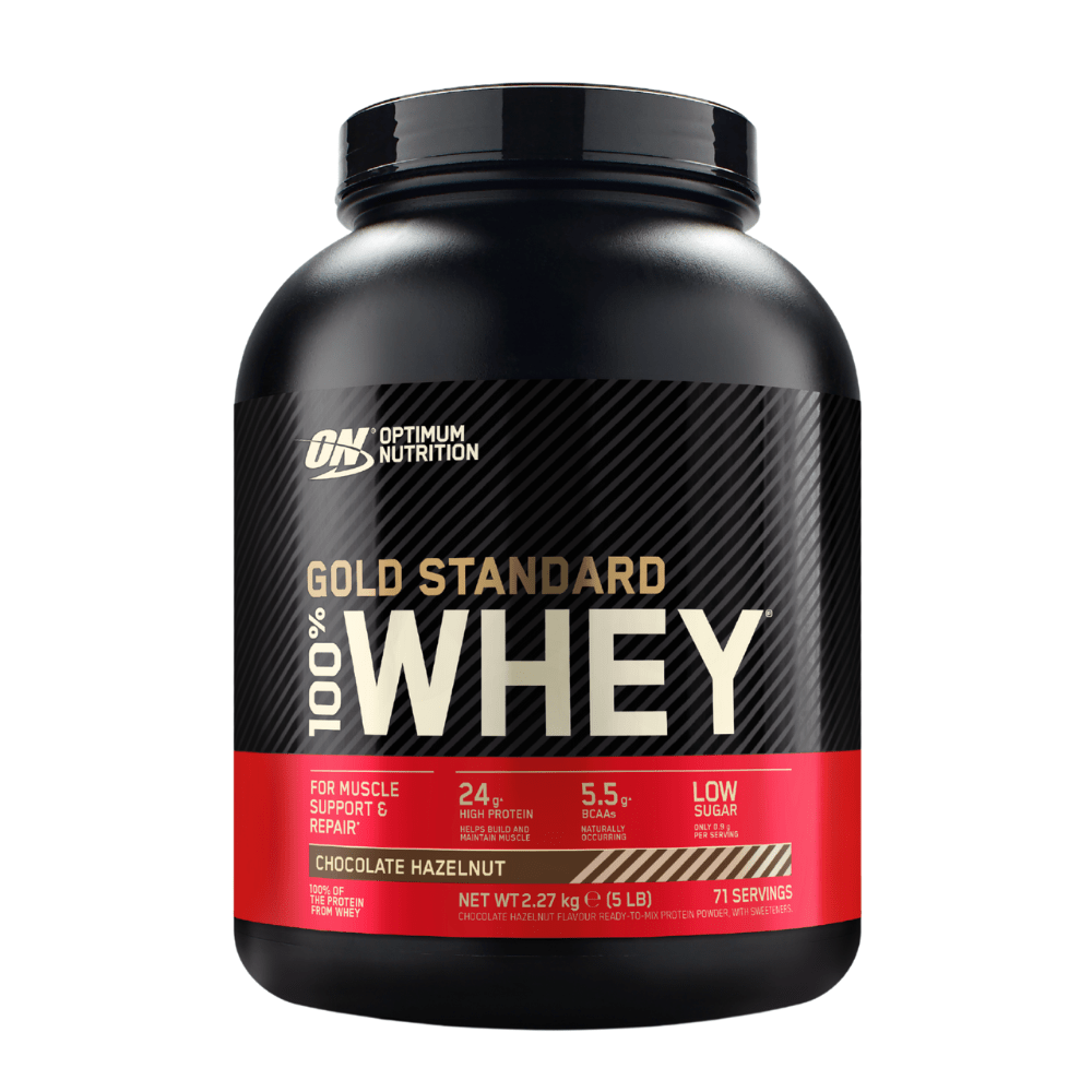 Optimum Nutrition Gold Standard 100% Whey, included in the protein and creatine bundle