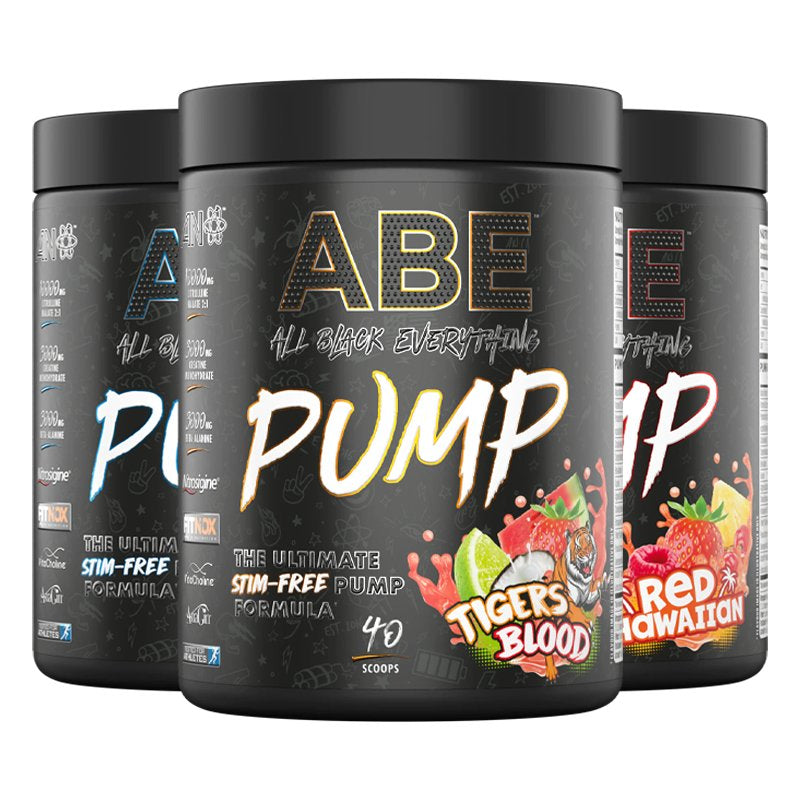 ABE-Pump Zero Stim PRE WORKOUT 500g FREE SHAKER!!