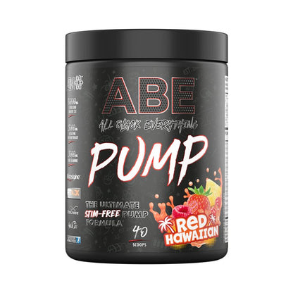 ABE-Pump Zero Stim PRE WORKOUT 500g FREE SHAKER!!