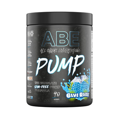 ABE-Pump Zero Stim PRE WORKOUT 500g FREE SHAKER!!