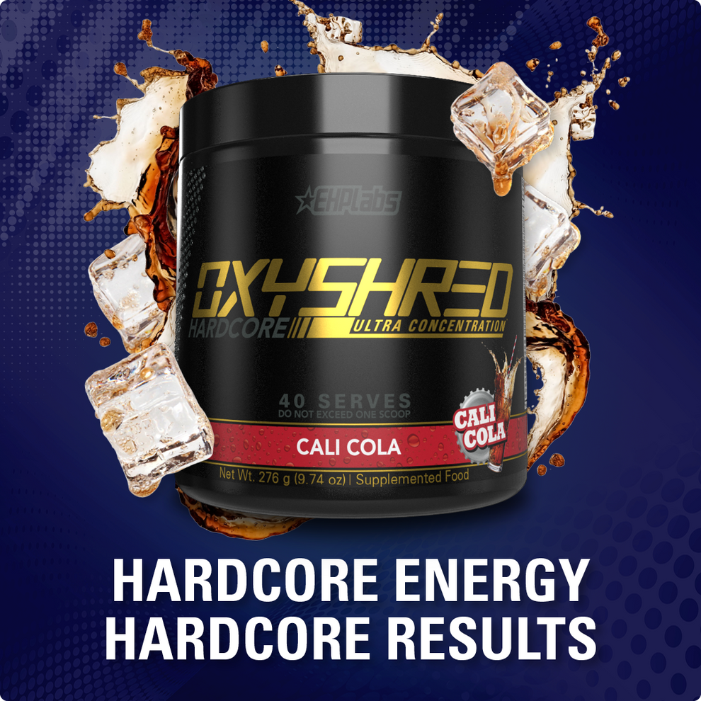EHP Labs OxyShred Hardcore Fat Burner Pre Workout FREE SHAKER !!