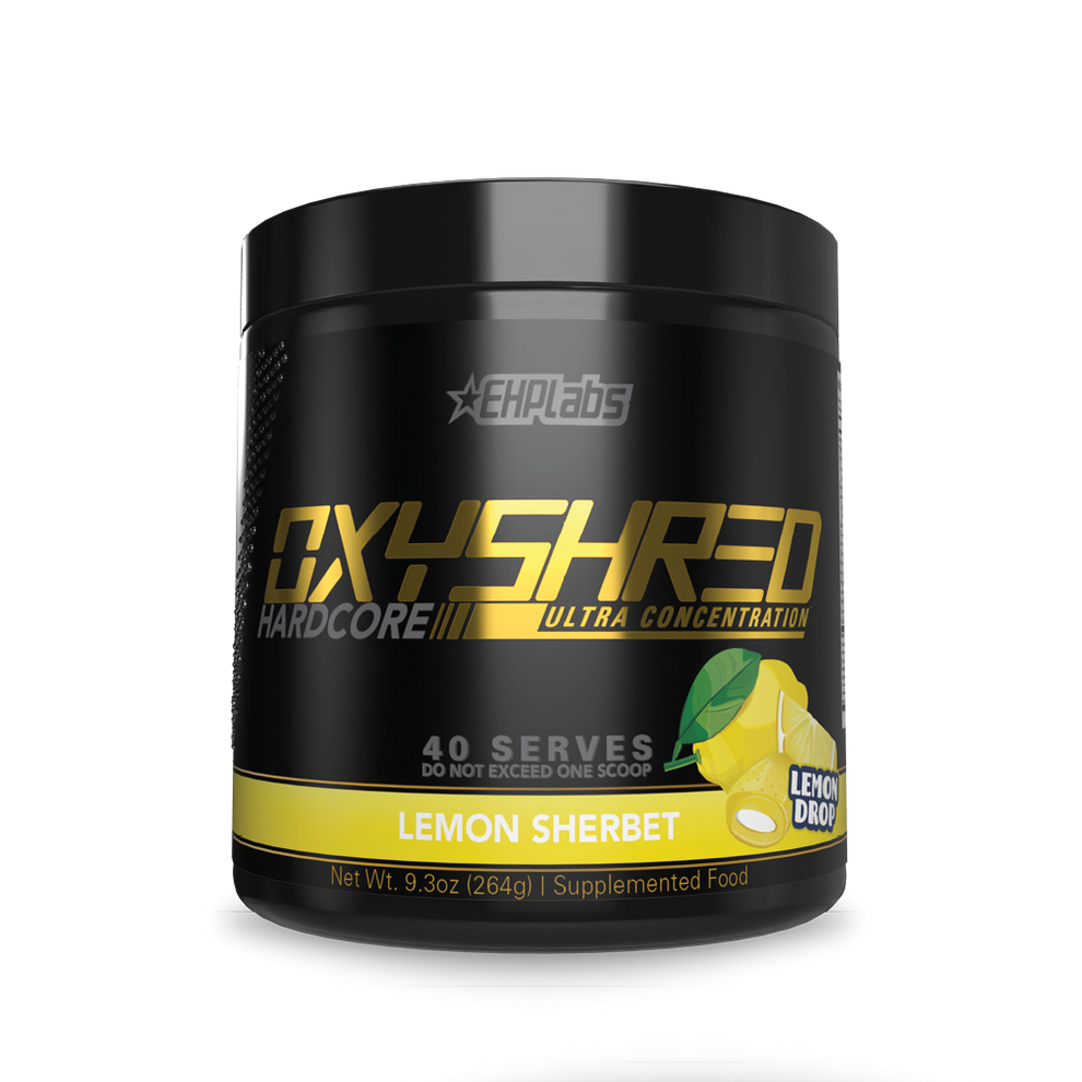 EHP Labs OxyShred Hardcore Fat Burner Pre Workout FREE SHAKER !!