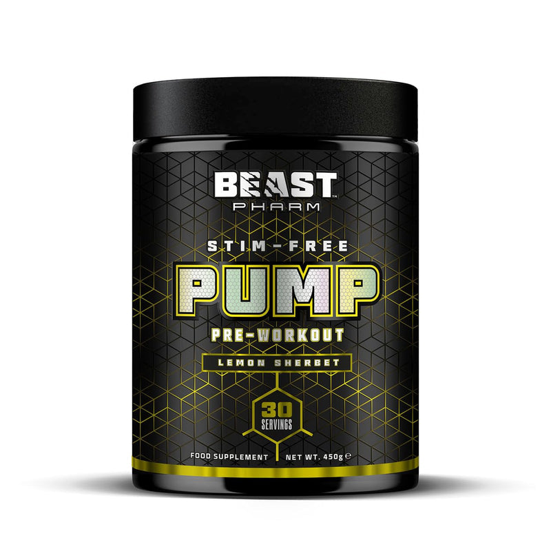 Beast Pharm PUMP - Stim Free Pre Workout - 30 Servings
