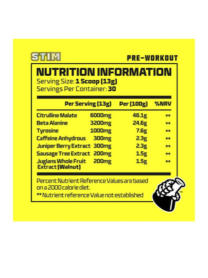 Beast Pharm Stim - Pre Workout - 30 Servings