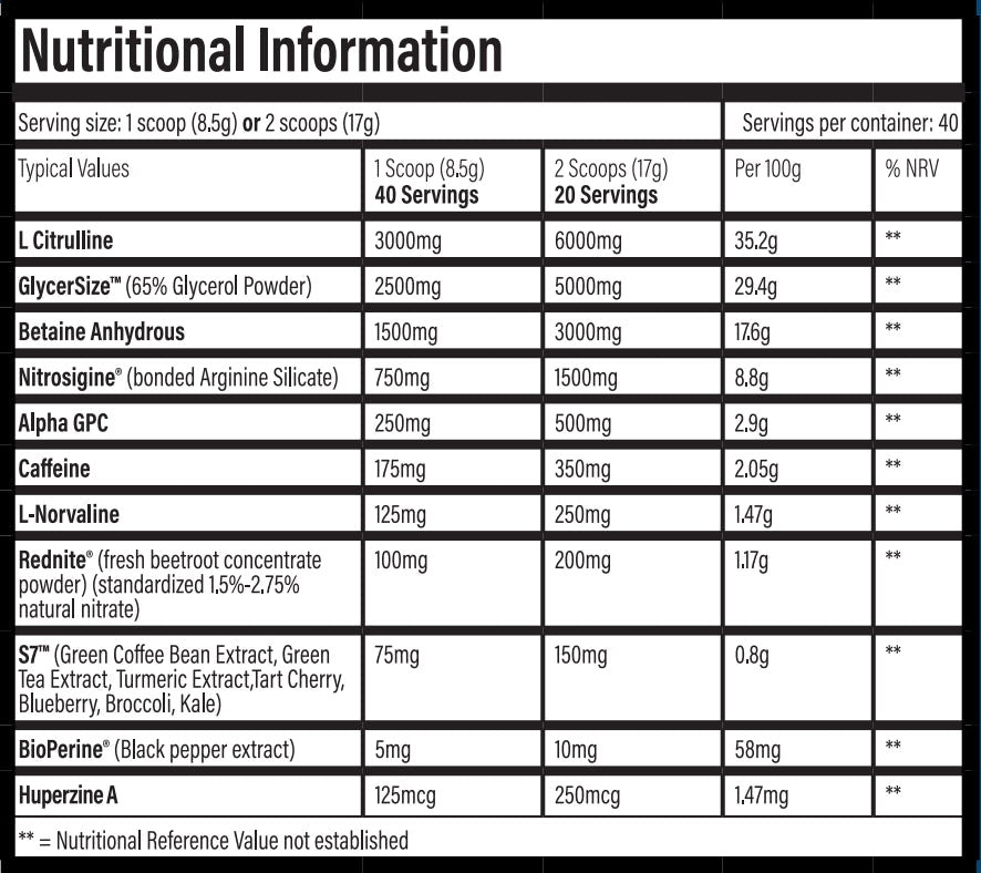 Trained by JP PREpare PRO Pre Workout - 40 Servings