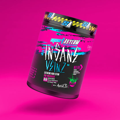 Sport Asylum Insane Veinz Pre Workout - 484g BBE 07/2025