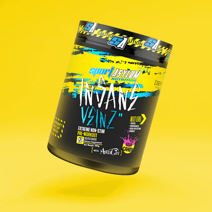 Sport Asylum Insane Veinz Pre Workout - 484g BBE 07/2025