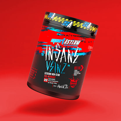 Sport Asylum Insane Veinz Pre Workout - 484g BBE 07/2025