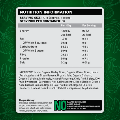 EHP Labs OxyGreens - Daily Super Greens Powder