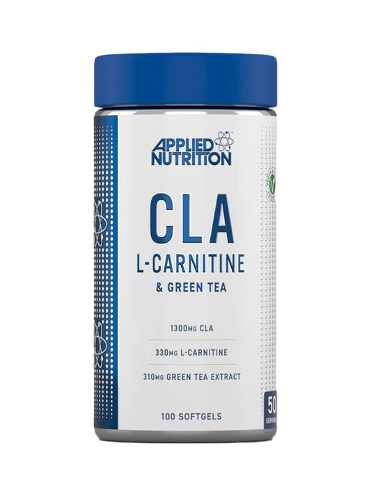 Applied Nutrition CLA, L-Carnitine and Green Tea x 100 Softgels