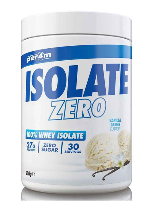 Per4m Isolate Zero 100% Whey Protein Isolate 900g FREE 5 Serving Preworkout!!