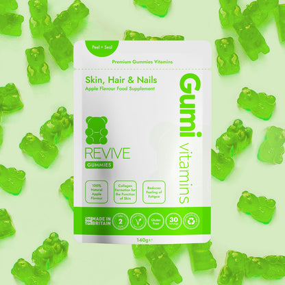 Gumi Vitamins Revive- Skin,Hair & Nails Gummies
