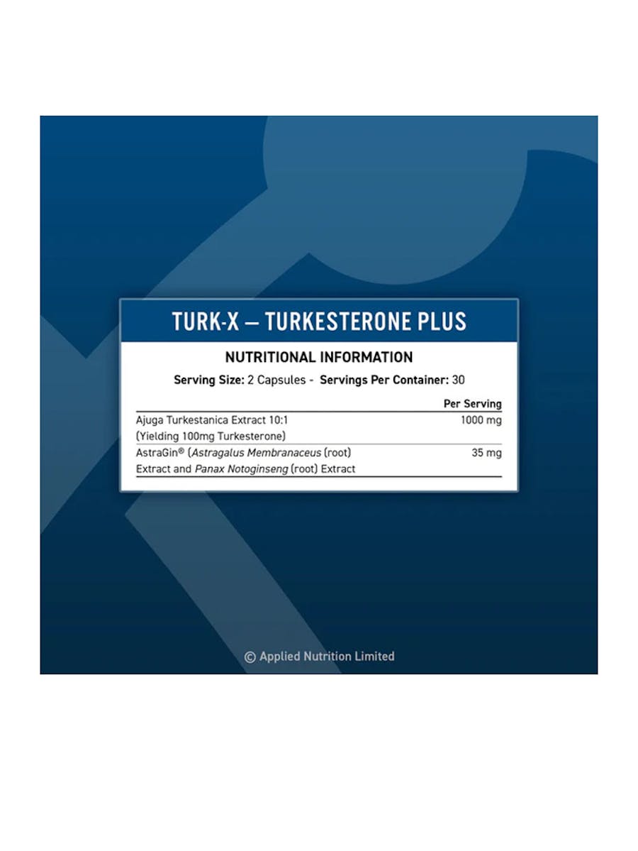 Applied Nutrition Turk-X - Turkesterone Plus 60 Caps