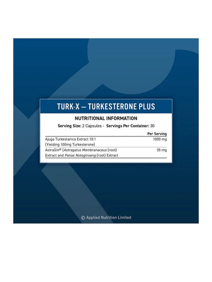 Applied Nutrition Turk-X - Turkesterone Plus 60 Caps