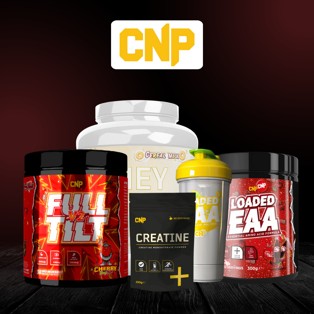 CNP Bundle (Whey Protein, Creatine, EAA, Pre-Workout, Shaker)