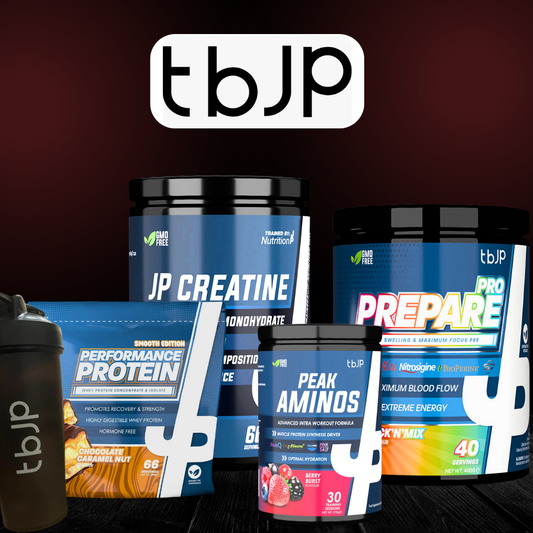 TBJP Bundle (Pre-Workout, Whey Protein, Creatine, Amino, Shake)