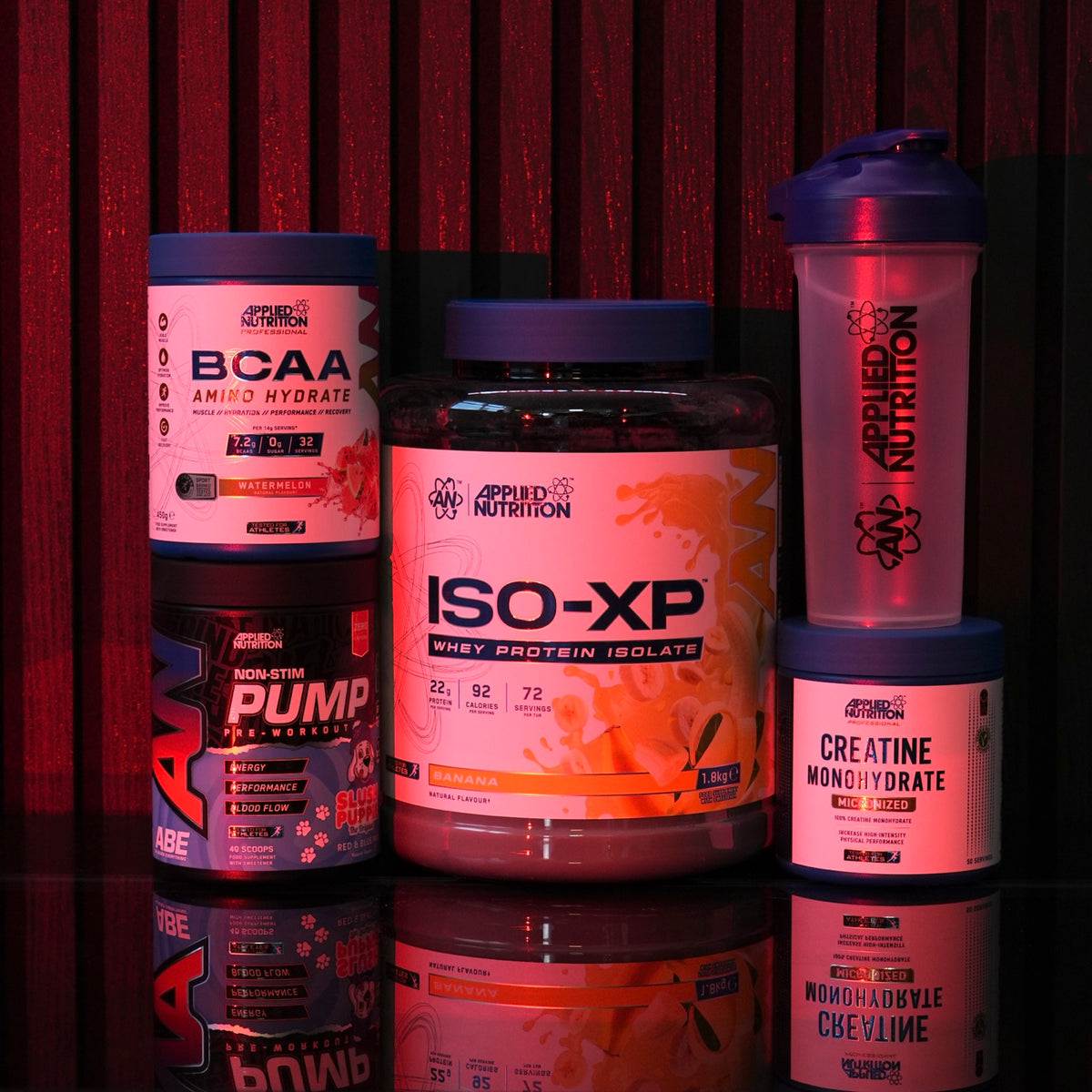 Applied Nutrition ISO-XP & Non-Stim Pump Training Bundle — all included products