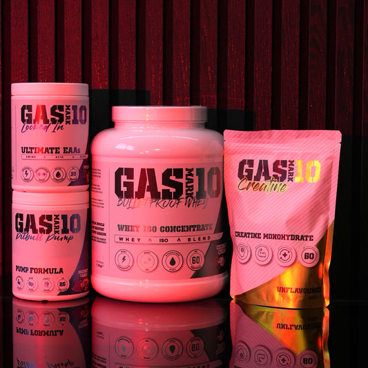 Gas Mark10 Bulletproof Whey & Pitbull Pump Bundle — all included products