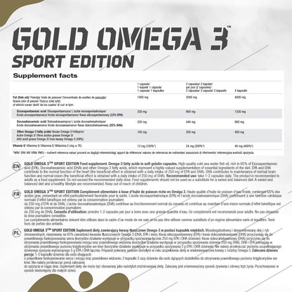 Olimp Gold Omega 3 sport edition (120 capsules)
